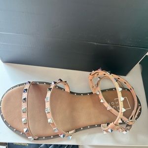 Strappy sandals. Brand new never worn! With studs!. Shu Shop